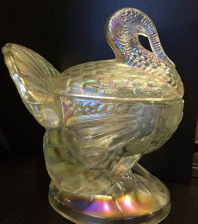 Animals & Figurines #207 2 Piece Turkey Lid and Base