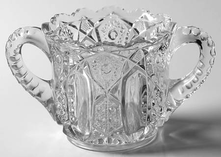 Quintec Clear Sugar Bowl W/Lip No Lid