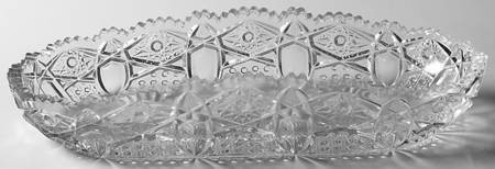 Quintec Clear 10" Oval Celery