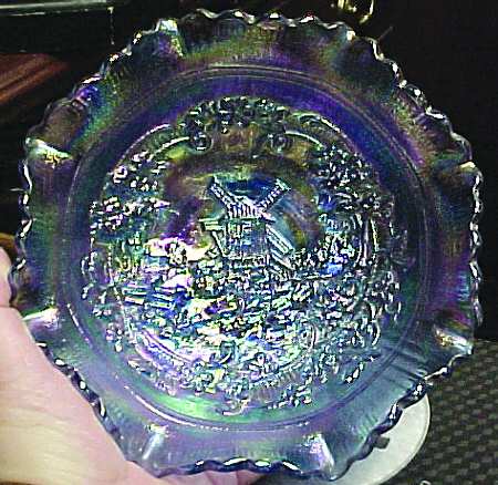 Windmill Cobalt Carnival by Smith Glass 