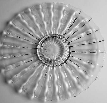 Broken Column Clear Punch Bowl Underplate by Smith Glass 