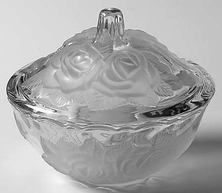Winter Rose 5" Candy Box & Lid