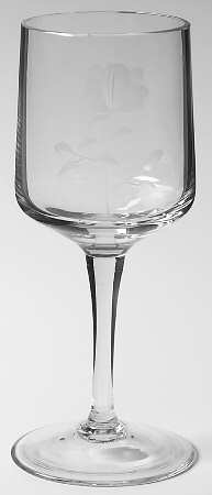 Shadow Rose Wine Glass by Society Crystal