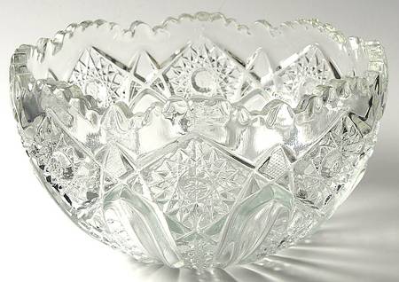 Quintec White Carnival 8" Round Bowl
