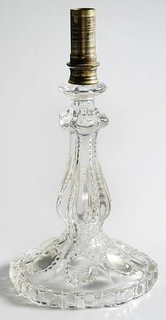 Beaded Medallion Clear by Smith Glass 