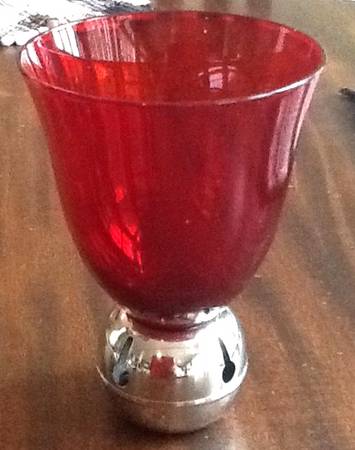 Jingle Bell Wine Glass