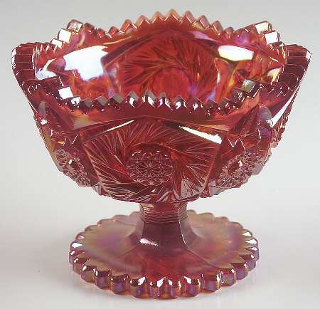 Aztec Ruby Carnival by Smith Glass 