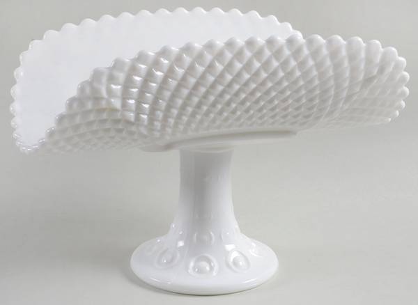 Diamond Milk Glass by Smith Glass 