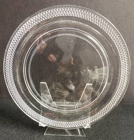 Tiny Hobnail Clear (#650) Dinner Plate