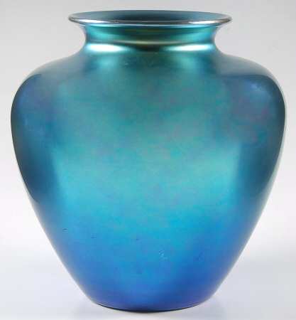 Blue Aurene by Steuben