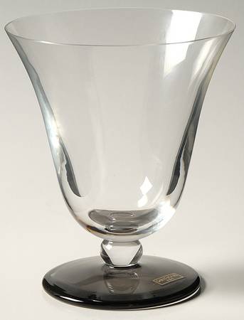Attica Water Goblet-Gray (Grey) by St Louis