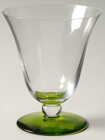 Attica Chartreuse Water Goblet by St Louis
