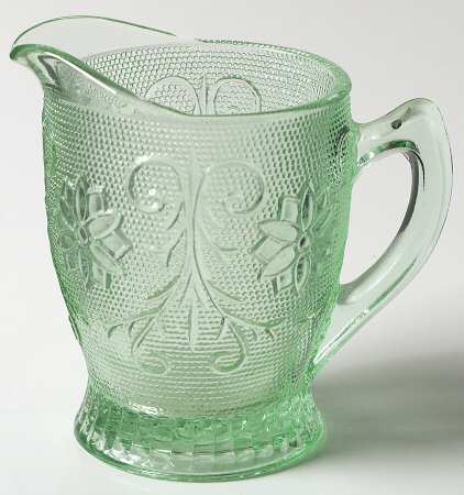 Sandwich Light Green (Chantilly Green) Creamer