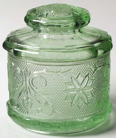 Sandwich Light Green (Chantilly Green) Small Canister & Lid