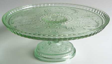 Sandwich Light Green (Chantilly Green) Round Cake Stand