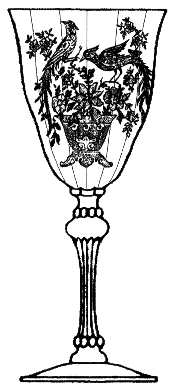 Persian Pheasant (Stem 17358, Optic) by Tiffin-Franciscan