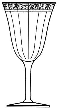 Rambler Rose Clear (Stem 14196) by Tiffin-Franciscan