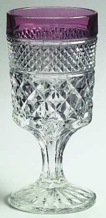 Oxford Ruby Water Goblet by Toscany