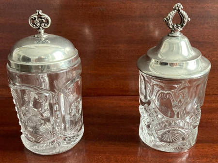 Frost Crystal Clear Pickle Jar & Metal Lid