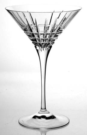 Plaid Martini Glass
