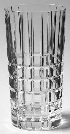 Plaid Highball Glass