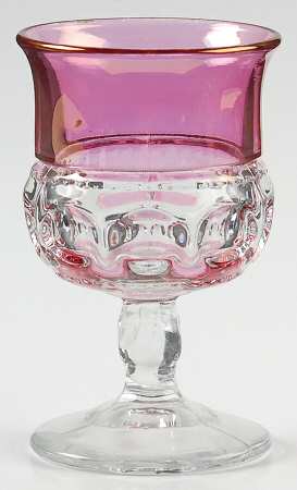 King's Crown-Cranberry Flashed (Top & Bottom) Claret Wine