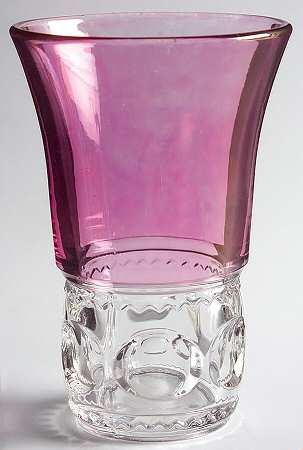 King's Crown-Cranberry Flashed (Top & Bottom) Flat Iced Tea