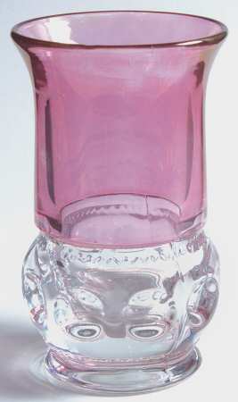 King's Crown-Cranberry Flashed (Top & Bottom) Flat Iced Tea