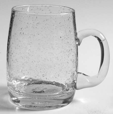 Bubble Glass 16 Oz Beer Mug