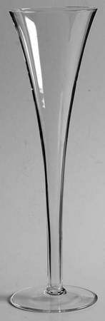Trumpet Hollow Stem Fluted Champagne