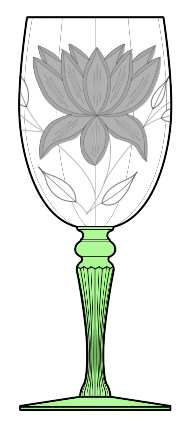 15016-1 Green (Green Stem)
