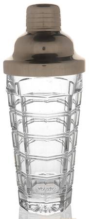 Darby Barware Collection Cocktail Shaker with Chrome Top and Lid