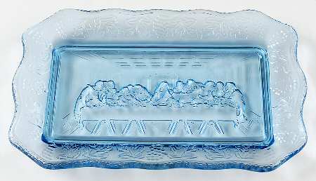 Animals & Figurines Blue Lord's Supper Tray by Tiara