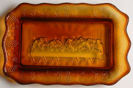 Animals & Figurines Amber Lord's Supper Tray by Tiara