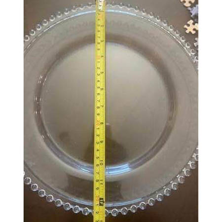Belmont Clear 13" Service Plate