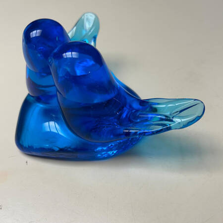 Animals & Figurines Double Birds by Terra Glass Studios