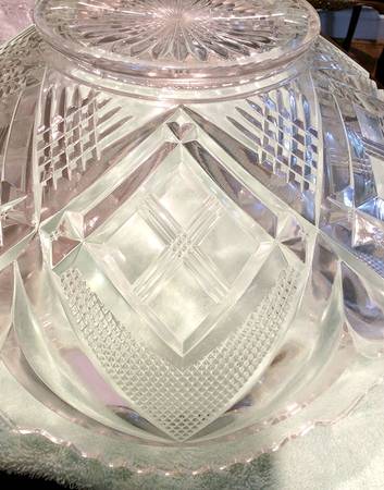Cornell Clear Punch Bowl
