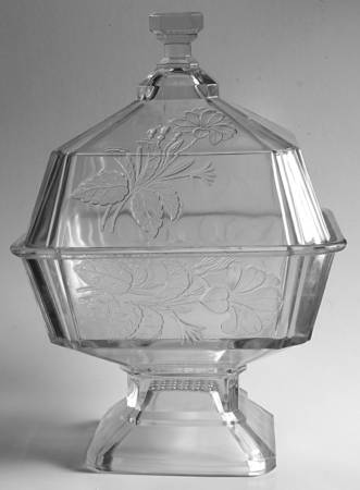 Foxhall 7" Square Compote & Lid