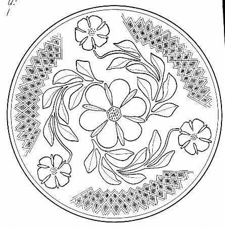 Floral and Diamond Black by US Glass