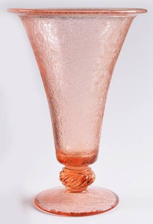 Flower Garden with Butterflies Pink by US Glass