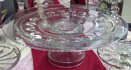 King's Crown Clear Lazy Susan Comport w/Ballbearing Spinner