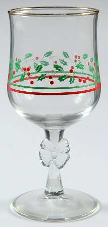 Christmas Collection Water Goblet