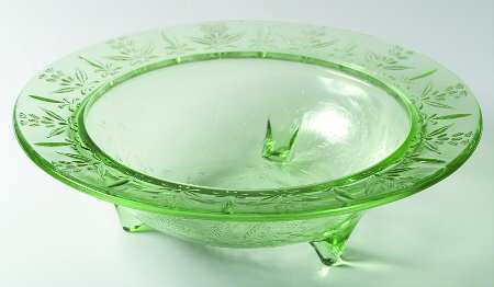 Rose and Thorn Green by US Glass