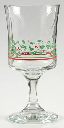 Christmas Collection Water Goblet