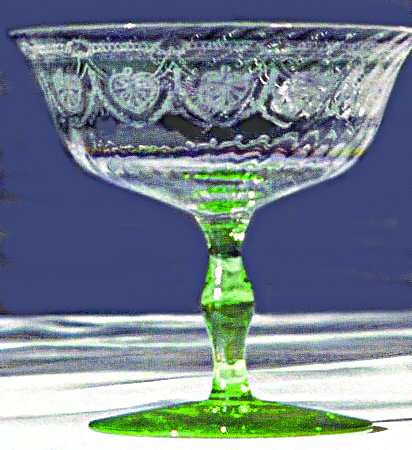 Magda Green Champagne/Tall Sherbet