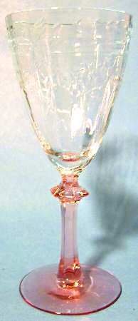 UNK4005 Clear (Pink Stem) by Unknown Manufacturer