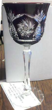 KKR1 Ruby Water Goblet