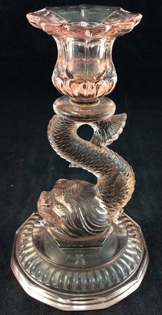 Animals & Figurines 8" Dolphin Candlestick