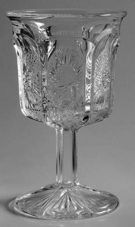 Paneled Thistle Clear by Unknown Manufacturer