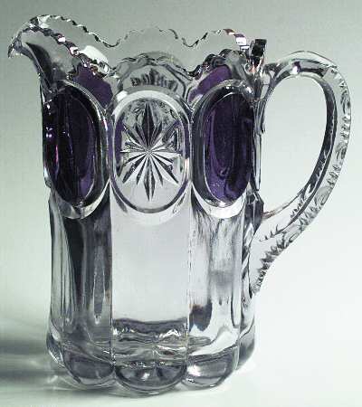 Knobby Bulls Eye Amethyst Flash by US Glass
